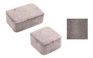 Плитка тротуарная, в комплекте 2 камня, Классико 1КО.6, коричневый, завод Выбор