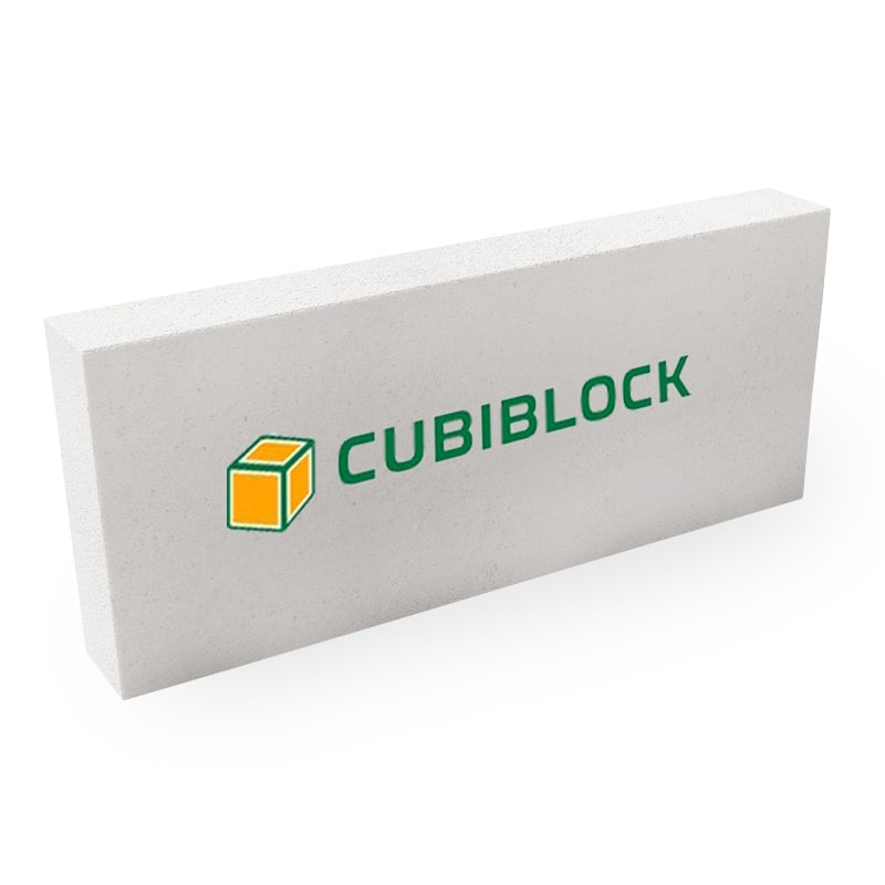 Газобетонный блок CUBIBLOCK D600 B3,5 F100 625х200х50 ровный
